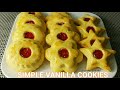 Vileja vya jam na vanilla - Simple vanilla cookies