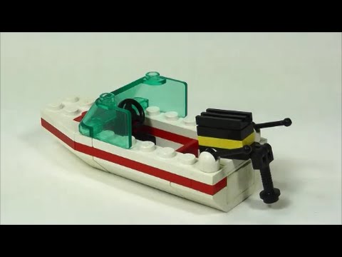 YouTube thumbnail: Vintage LEGO 1632 Speedboat 1990