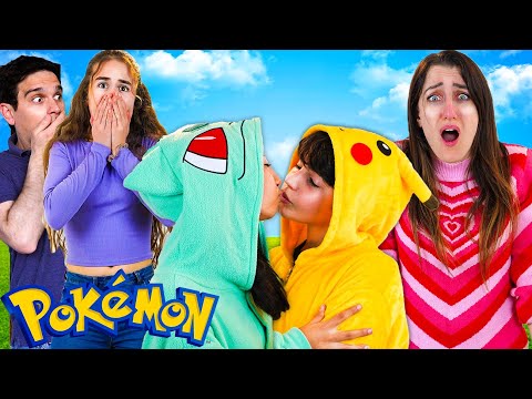 SI SONO INNAMORATI!!SOPRAVVIVIAMO NEI VIDEOGIOCHI NELLA VITA REALE 24 ORE CHALLENGE BACIO POKEMON!