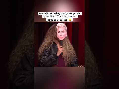 Mariah Carey knows Lady Gaga is too  #mariahcarey #ladygaga #mariah