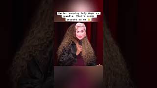 Mariah Carey knows Lady Gaga is too  #mariahcarey #ladygaga #mariah