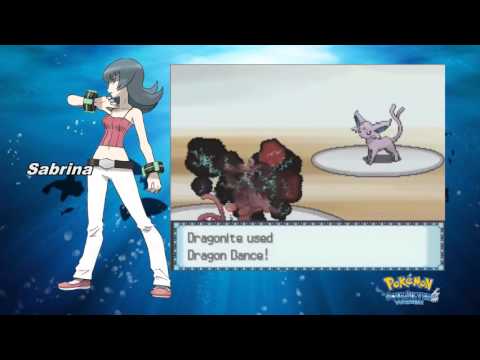 Pokemon SoulSilver Gym rematch VS gym leader Sabrina