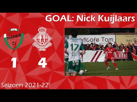 Goal Nick Kuijlaars - Seizoen 2021-22' (RC Hades - Hoogstraten VV: 1-4) - Kampioenenwedstrijd