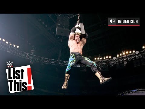 Verrückte Dinge, die über einer Leiter hingen – WWE List This! (DEUTSCH)