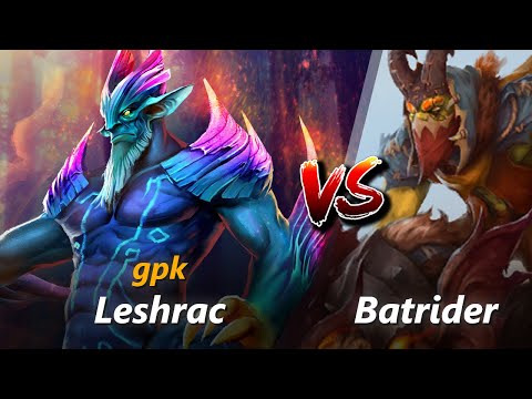 How to Leshrac mid vs Batrider (feat. gpk) | First 10 minutes