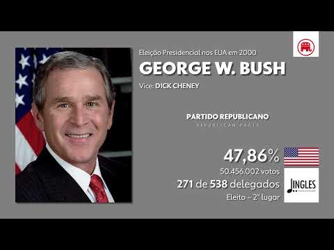 #JinglesPeloMundo: "We want Bush and Cheney" - George W. Bush (Partido Republicano - EUA - 2000)