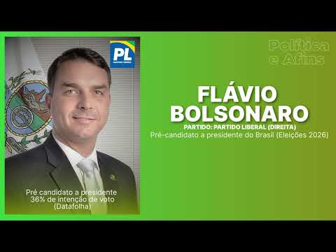 (FICTITIOUS JINGLE) "It's Flávio 22" by Flávio Bolsonaro for the 2026 presidential elections.