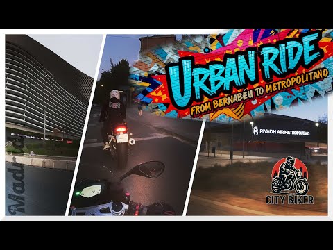 Urban Ride Bike in Madrid: From Santiago Bernabéu to Riyadh air Metropolitano