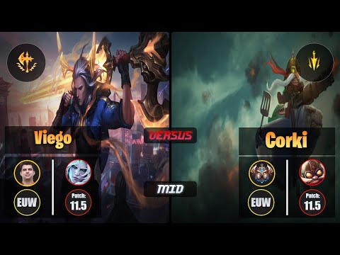Bwipo VIEGO (Mid) [Conqueror] VS CORKI - Challenger EUW Patch 11.5