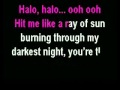 Beyonce - Halo (Karaoke Instrumental) with ...