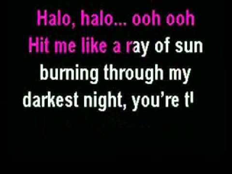 Beyonce - Halo (Karaoke Instrumental) with Lyrics