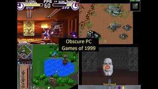 100 Obscure PC Games of the 1990s (Part 10: 1999) ...in 20 Minutes!