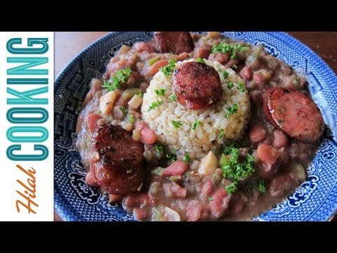 How To Make Red Beans and Rice | Hilah Cooking