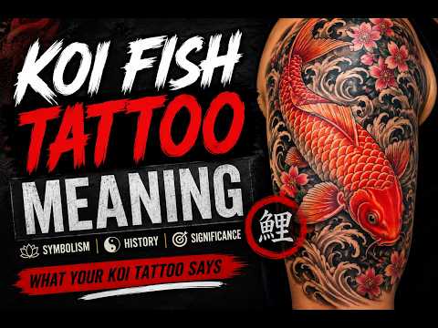 Blue Koi Fish Tattoo Designs
