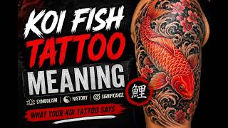 Koi Fish Tattoo Meaning: Symbolish, Colors & Significance