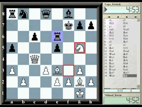 Chess World.net: Mikhail Botvinnik vs Lajos Portisch - English Opening (Chessworld.net)