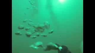 preview picture of video 'Another SCUBA dive at Pearl Lake in South Beloit, IL'