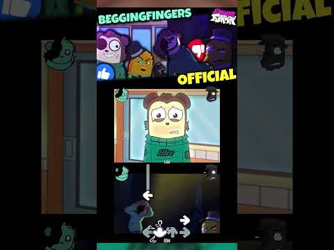 Friday Night Funkin' BEGGINGFINGER OFFICIAL MOD | TWIDDLEFINGER GEGAGEDIGEDA #shorts #maxdesignpro