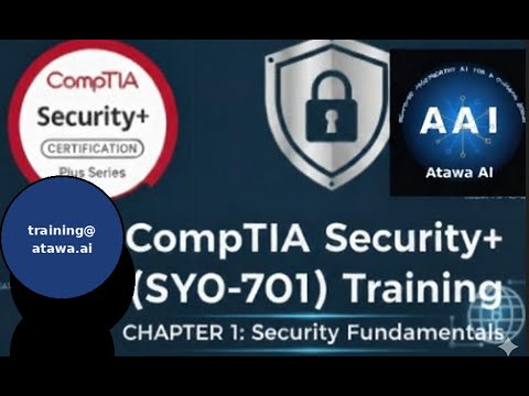 Security Fundamentals – CompTIA Security+ SY0 701 Training  Chapter 1
