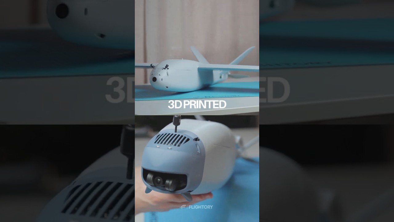 When Fixed Wing Drones Meet 3D Printing 🚀 #shorts