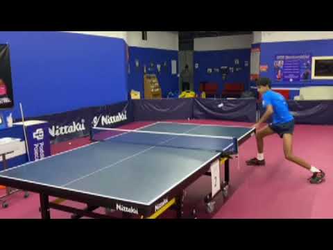 Butterfly Training Tips with Nandan Naresh - Forehand & Backhand Loop with Footwork