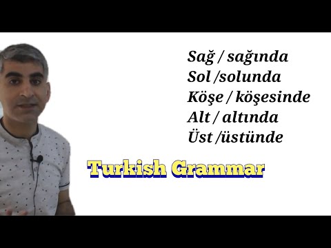 The Locative Case (On, At) / Turkish Lessons 24 / Gramática turca / clases de turco leccion
