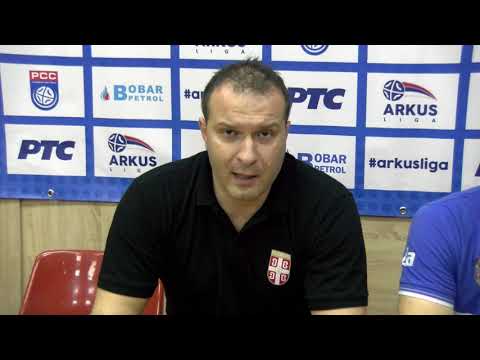 ARKUS liga 9.  kolo / MRK Crvena zvezda - RK Dinamo / Konferencija za medije