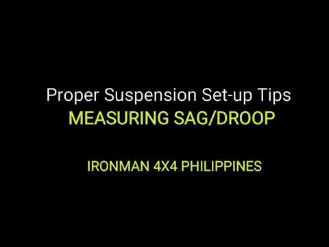 Measuring Sag (downtravel/droop)