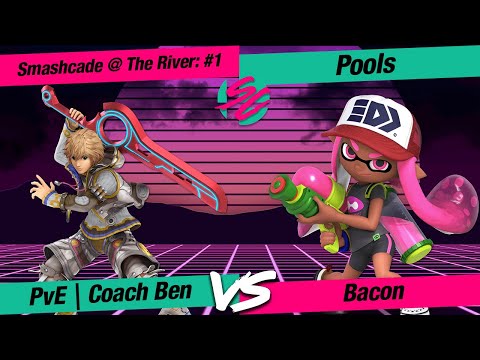 Smashcade @ The River #1: SSBU Pools PvE | Coach Ben (Shulk) VS Bacon (Inkling)