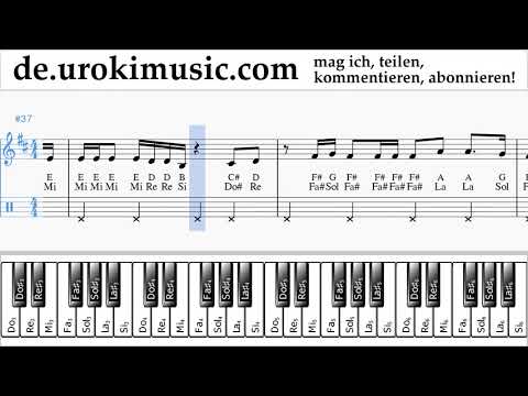 Klavierunterricht (rechte Hand) Bebe Rexha - I'm A Mess Noten Lernen um-i995