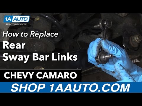 How to Replace Rear Sway Bar Links 10-15 Chevy Camaro