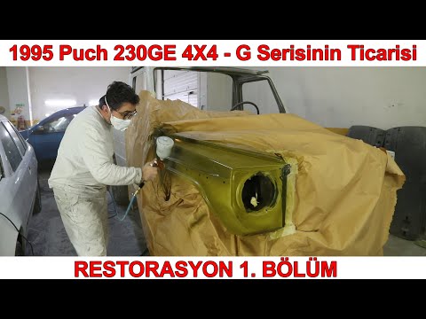 1995 Puch 230GE 4X4 Restorasyon 1.Bölüm I G Serisinin Ticarisi