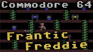 CC64 playing "Frantic Freddie" (1983). Game #124.