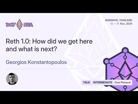 Reth 1.0: How did we get here and what is next? preview