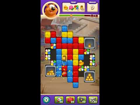 Toon Blast Level 7574 - NO BOOSTERS 🐻🐺🐱 | SKILLGAMING ✔️