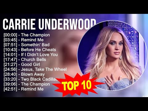 C.a.r.r.i.e U.n.d.e.r.w.o.o.d Greatest Hits ~ Top 100 Artists To Listen in 2023