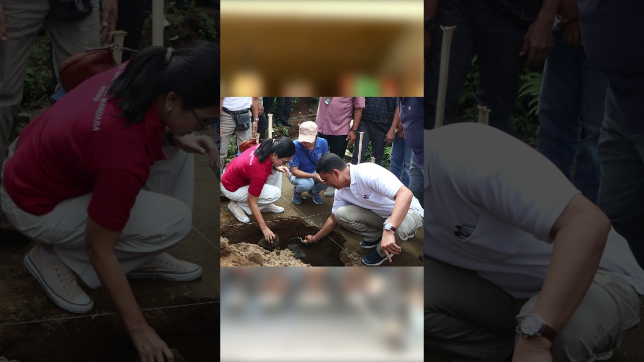 PELETAKAN BATU PERTAMA DIMULAINYA PEMBANGUNAN 3 UNIT RUMAH DARI DINAS KESEHATAN PROVINSI BALI