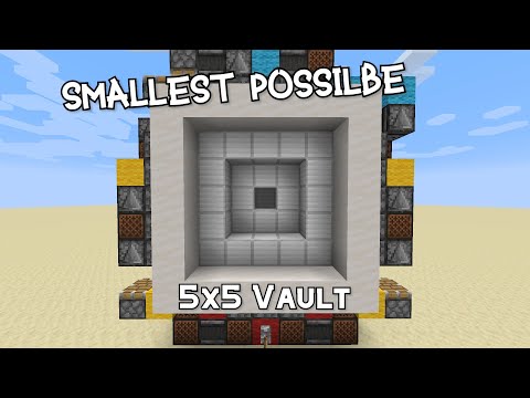 Easy 5x5 Vault Door Minecraft