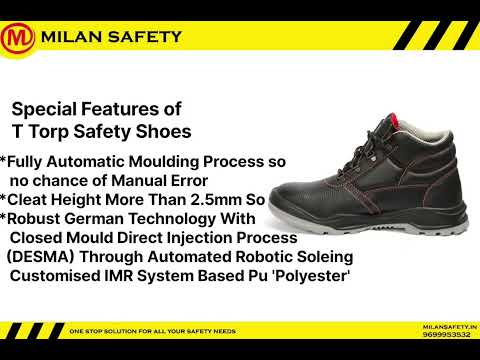 T torp leather oil resistant safety shoes