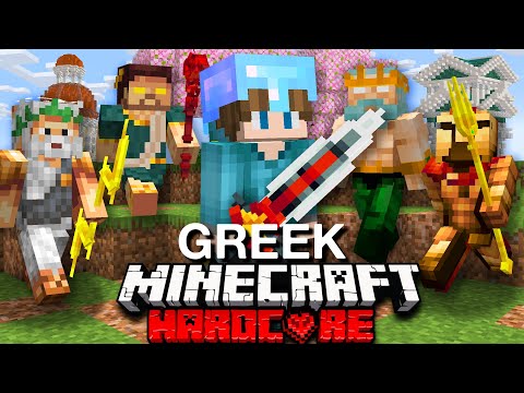 100 Players Simulate GREEK Hunger Games in Minecraft!