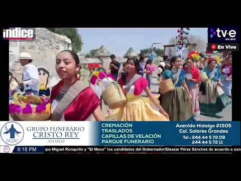 En Huaquechula festejan a la Santa Cruz