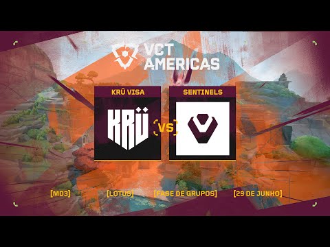 Sentinels x KRÜ VISA (Mapa 1: Lotus) | VCT Americas