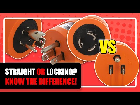Part of a video titled Twist Lock Connectors Explained | Power Plug Basics - YouTube