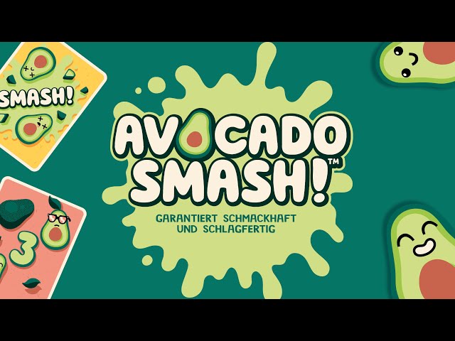 Video teaser voor Avocado Smash! von Game Factory, Kartenspiel
