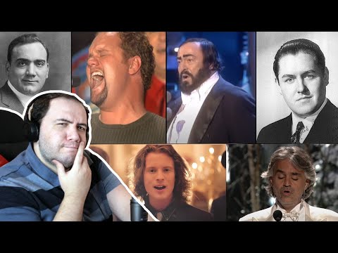 O Holy Night Tenor Battle: Caruso, David Phelps, Pavarotti, Jussi Bjorling, Homefree, Andrea Bocelli