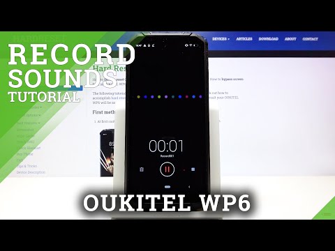 How to Enable Sound Recorder in Oukitel WP6 - Record Sounds