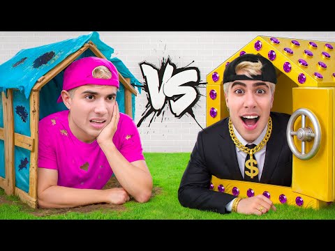 $1 BUNKER VS $1000 BUNKER !!