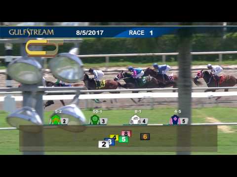 Gulfstream Park Carrera 1 - 5 de Agosto 2017