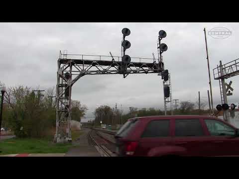 Trains At Romulus and Wayne Michigan