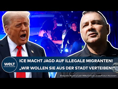 TRUMP GREIFT DURCH: "Wir wollen sie aus der Stadt vertreiben!" ICE macht Jagd auf illegale Migranten
